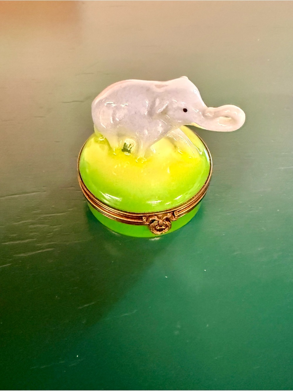 Limoges Elephant Trinket Box *RARE*